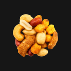 Village Mix — Peanuts, Cashews, Corn & Sesame Sticks