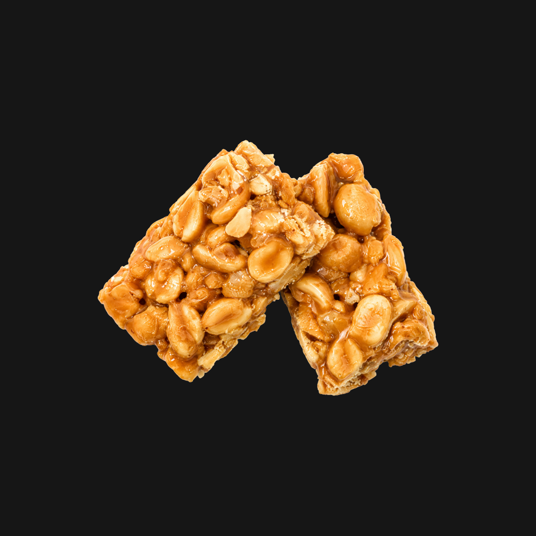 Sweet & Salty Mini Bars — Peanut, Almond & Honey Crispy Bars