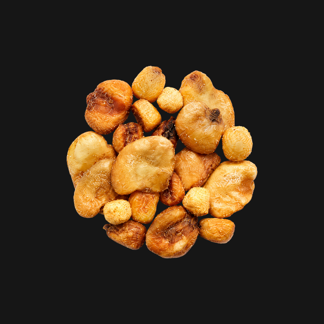 Spicy BBQ Corn Mix — Crunchy Corn, Broad Beans & Rice Crackers