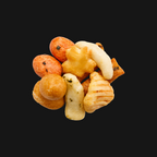 Singapore Mix — Spicy Rice Crackers with Peanuts & Seaweed