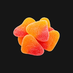 Peach Gummy Hearts — Soft Peach Gummy Candy