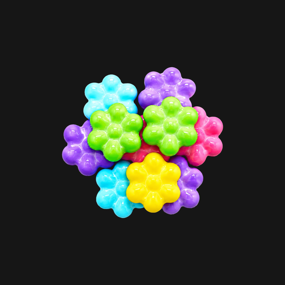 Blooming Flowers — Flower-Shaped Pressed Candy