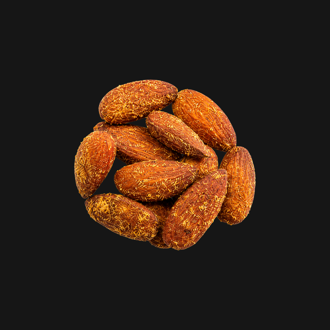 Jalapeño Cheddar Almonds — Vegan, Spicy Seasoned Roasted Almonds