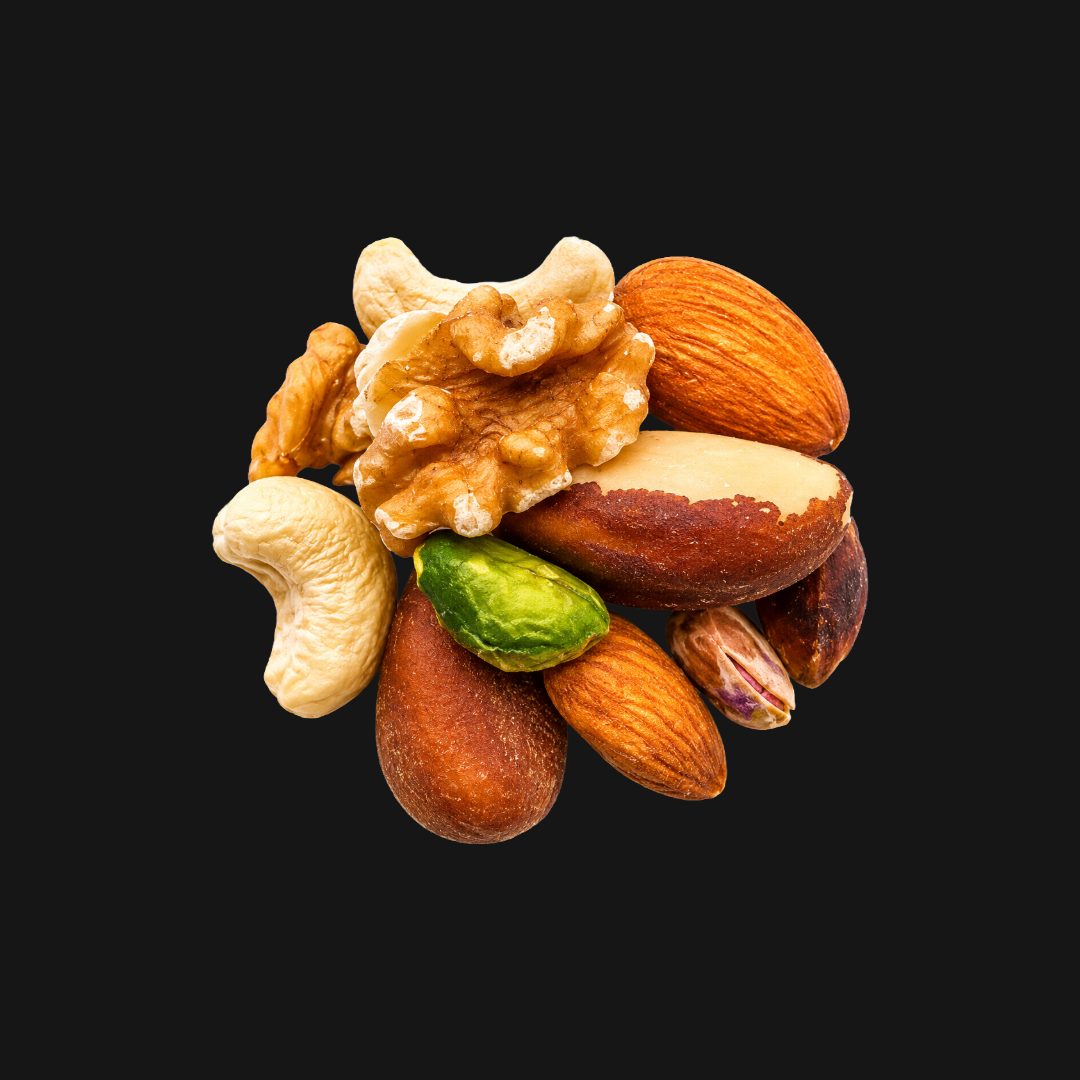 Raw Mixed Nuts — Unsalted, with Pistachios